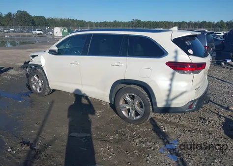 2018 Toyota Highlander Limited from USA, damaged, VIN 5TDYZRFH5JS284363